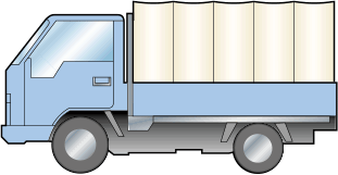 卡車(chē)運(yùn)輸為主要的配送方式